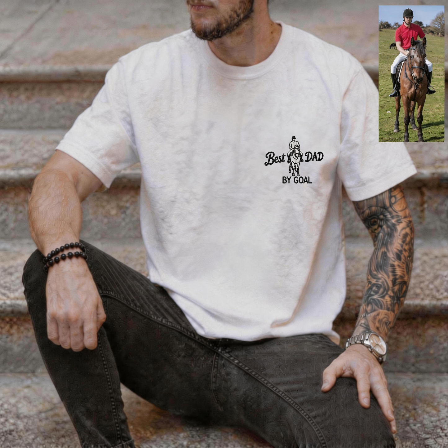 Best Dad By Par – Personalized Embroidered Golf Tee