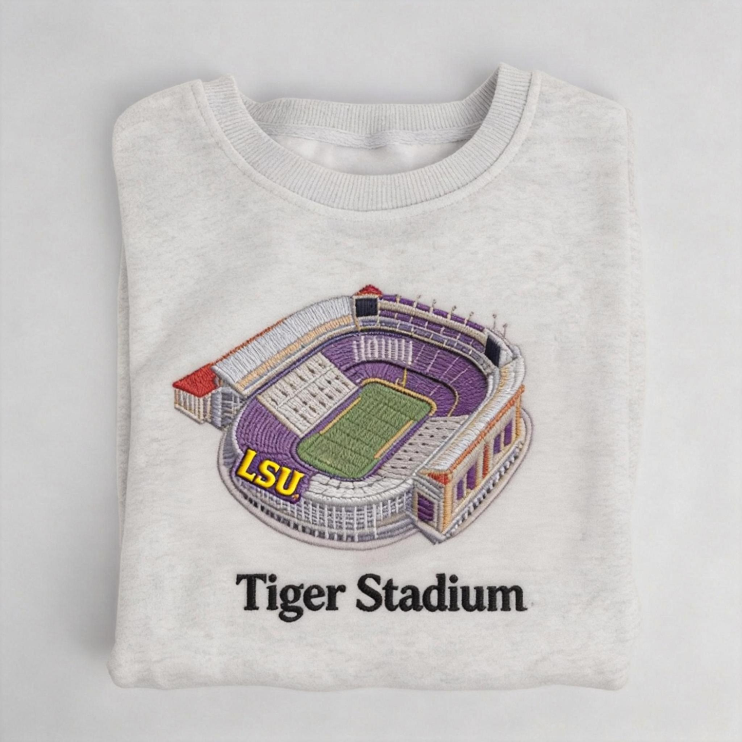 Panoramic Tiger Stadium Embroidered Apparel