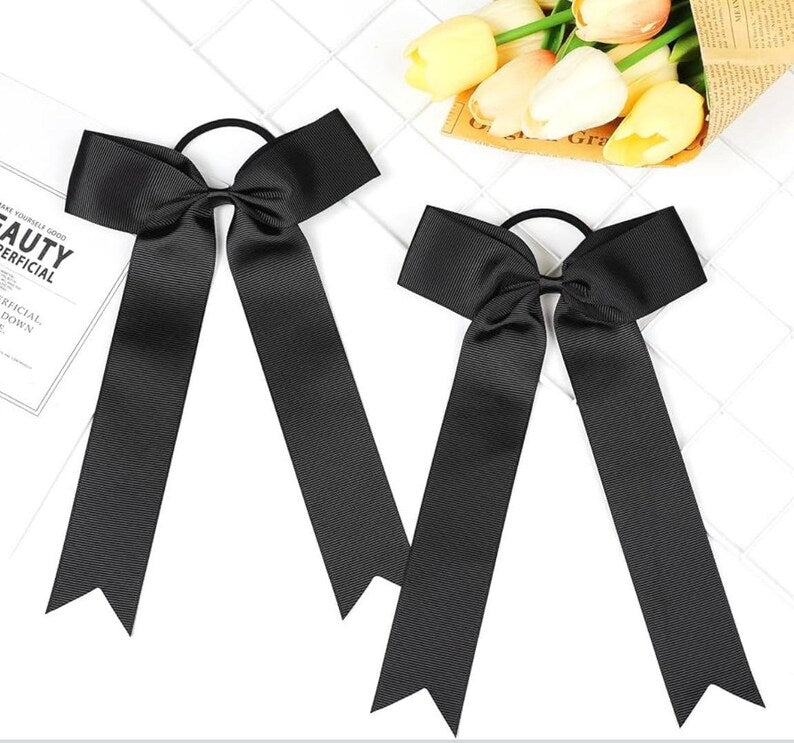 Personalized Team Hair Bows, Custom Cheer Bows with Names & Numbers