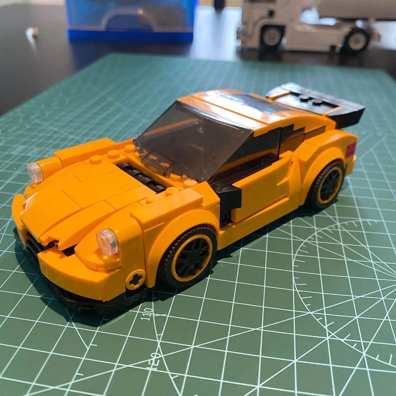 Personalized Custom Car And Figure Brick Model From Photo Perfect Gift For Dad