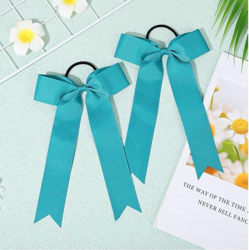 Personalized Team Hair Bows, Custom Cheer Bows with Names & Numbers