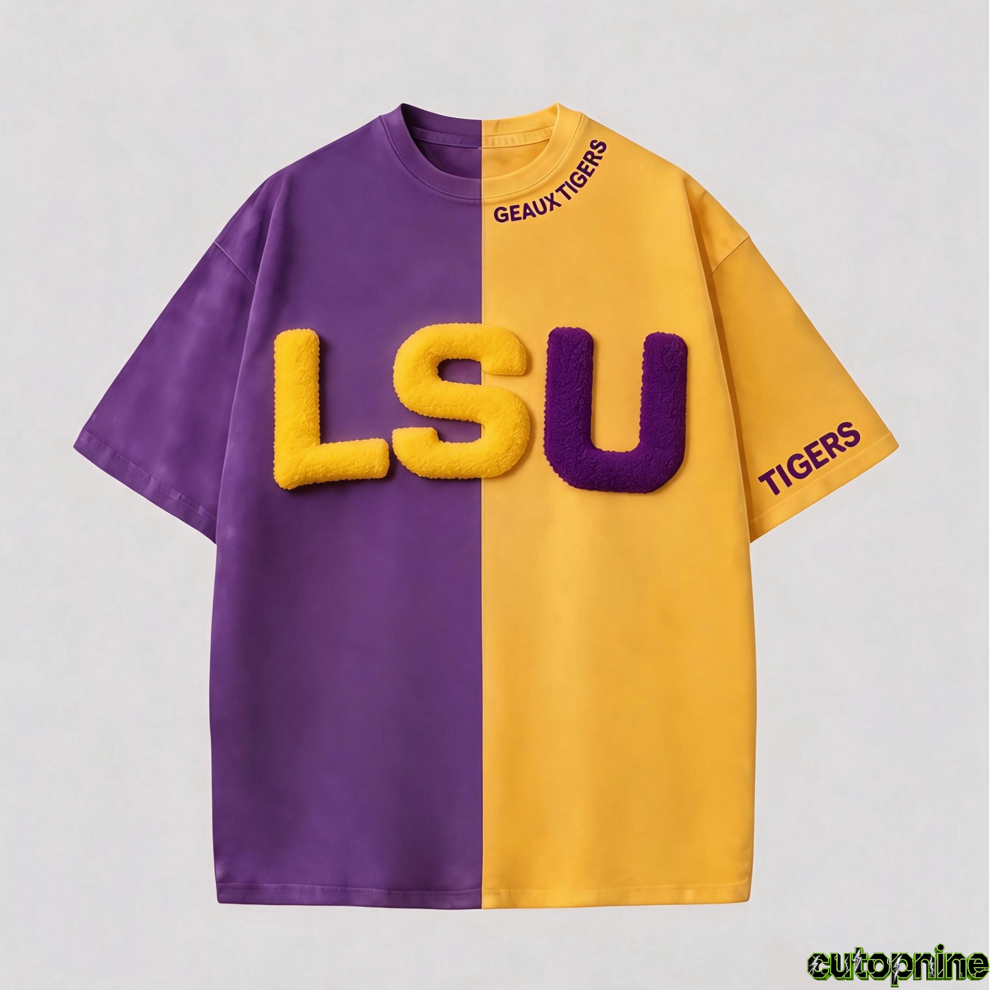 Custom Chenille Letter Sports T-Shirt