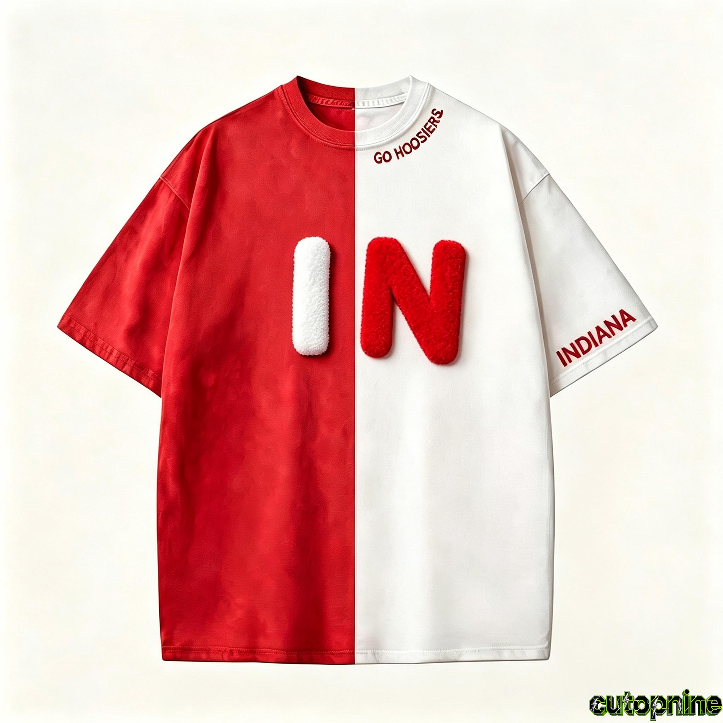 Custom Chenille Letter Sports T-Shirt
