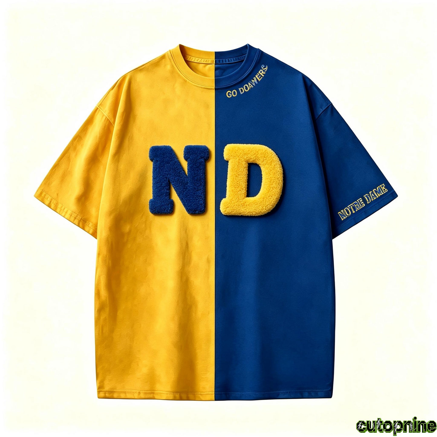 Custom Chenille Letter Sports T-Shirt