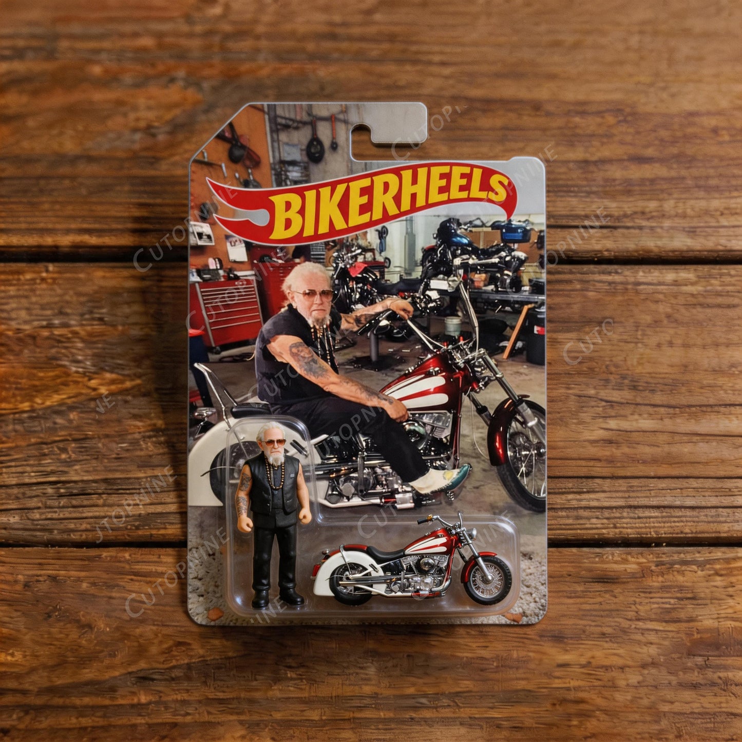 Custom Photo 3D Printed Motorcycle Figurine Personalized Biker Gift Keepsake