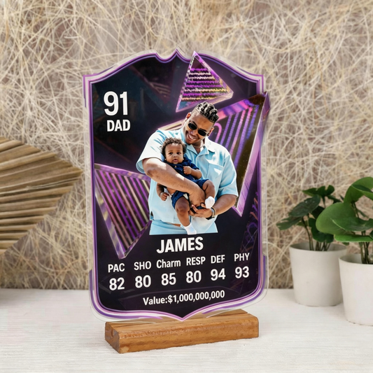 The Ultimate Dad Custom Light-Up Art Decor