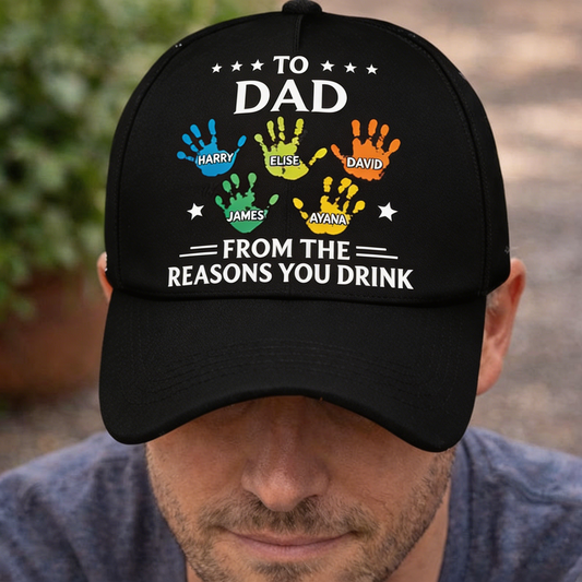 The Signature Handprint Collage Personalized Cap