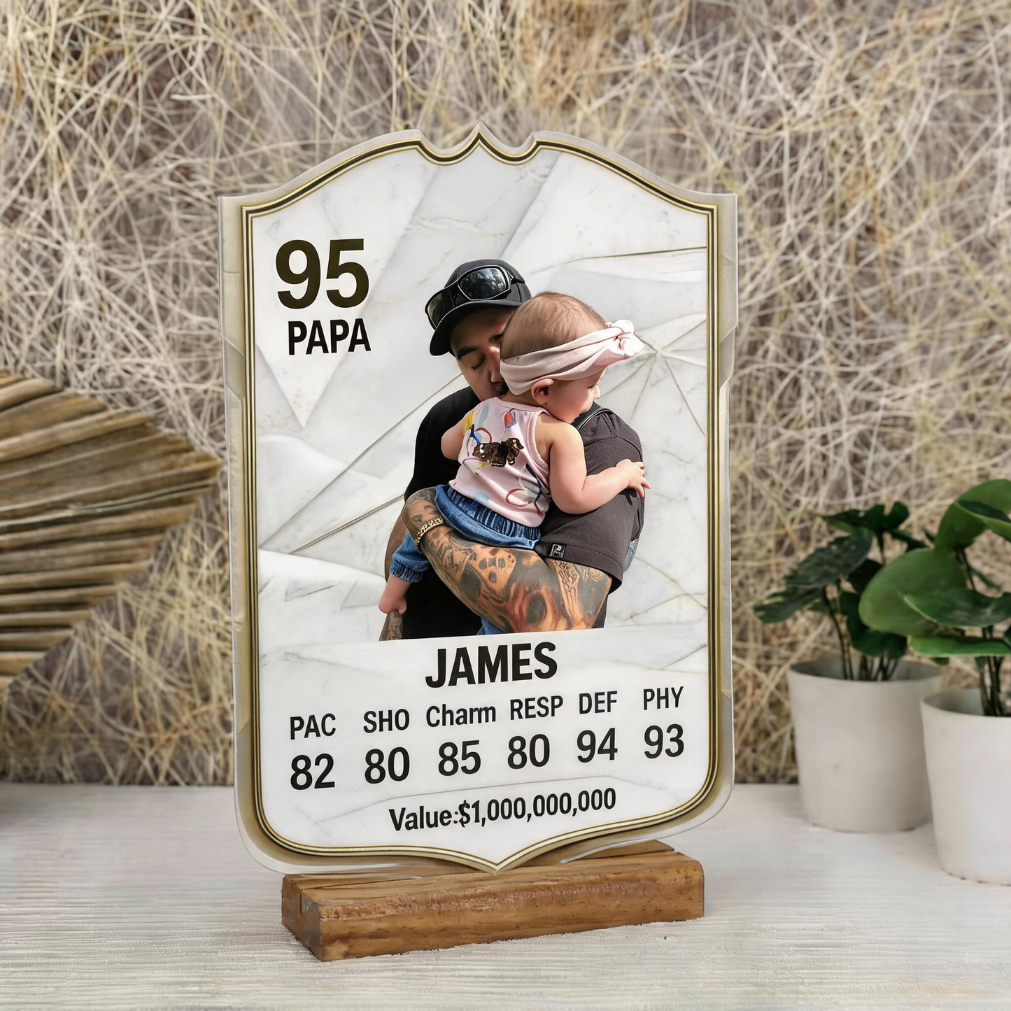 The Ultimate Dad Custom Light-Up Art Decor