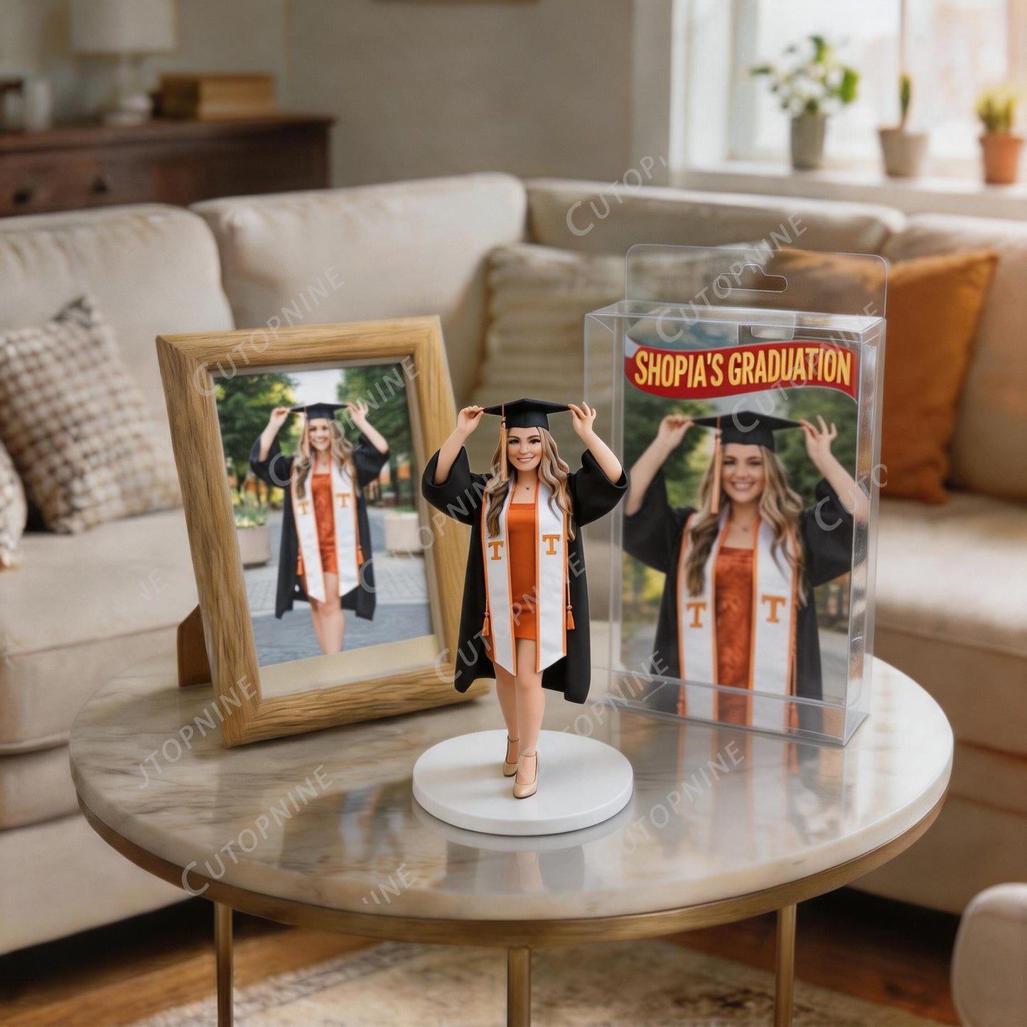 Personalized Graduation Photo Keepsake 3D Color Printed Full Color Custom Graduation Gift