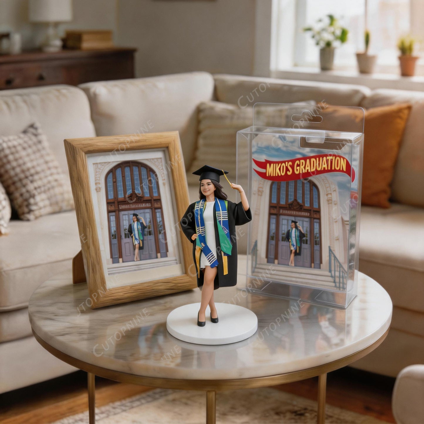Personalized Graduation Photo Keepsake 3D Color Printed Full Color Custom Graduation Gift