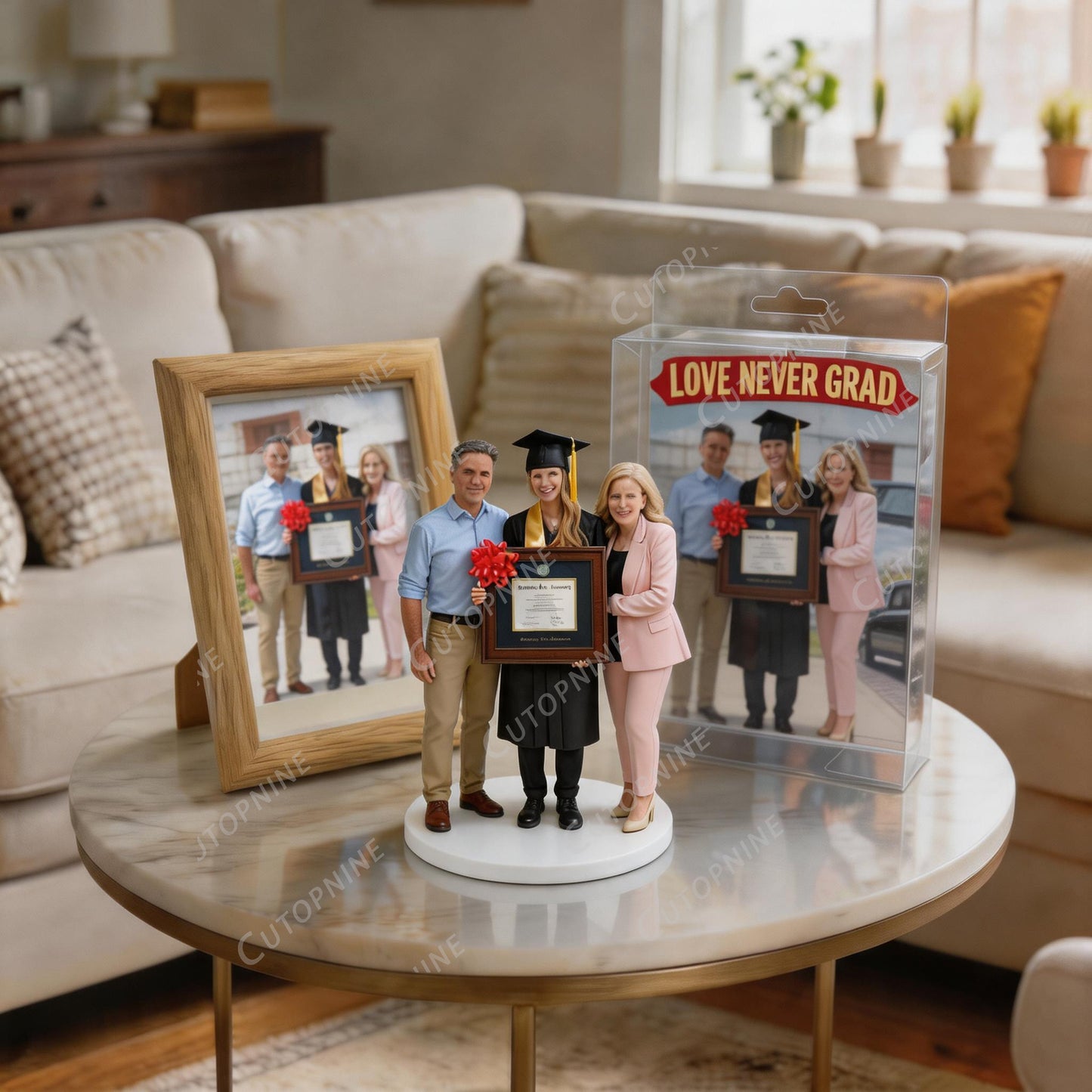 Personalized Graduation Photo Keepsake 3D Color Printed Full Color Custom Graduation Gift