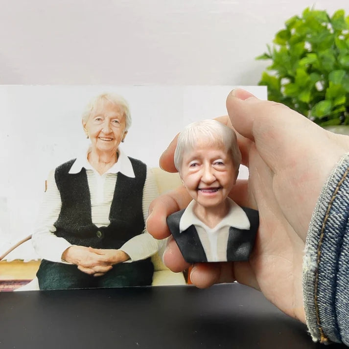 Custom 3D Printed "Mommy & Me" Doll Set, Personalized Family Photo Keepsake Gift