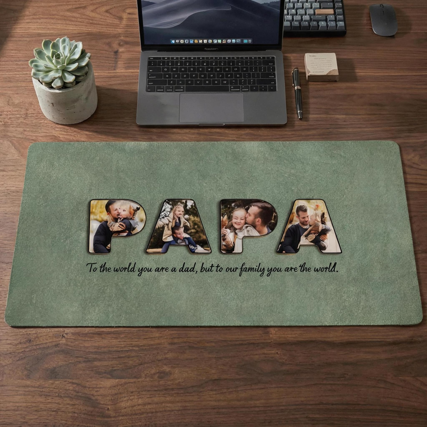 The World to Us Custom Desk Pad