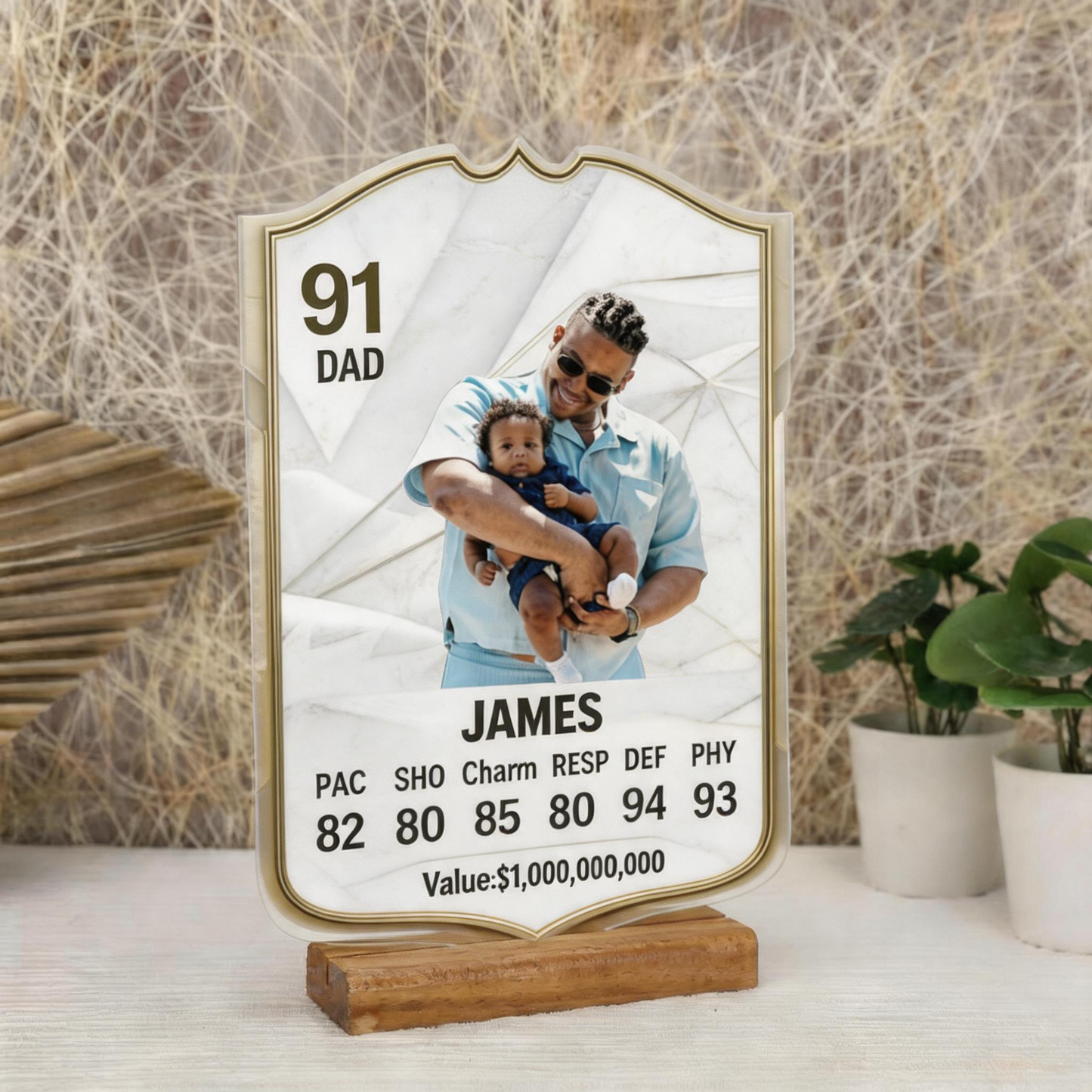 The Ultimate Dad Custom Light-Up Art Decor