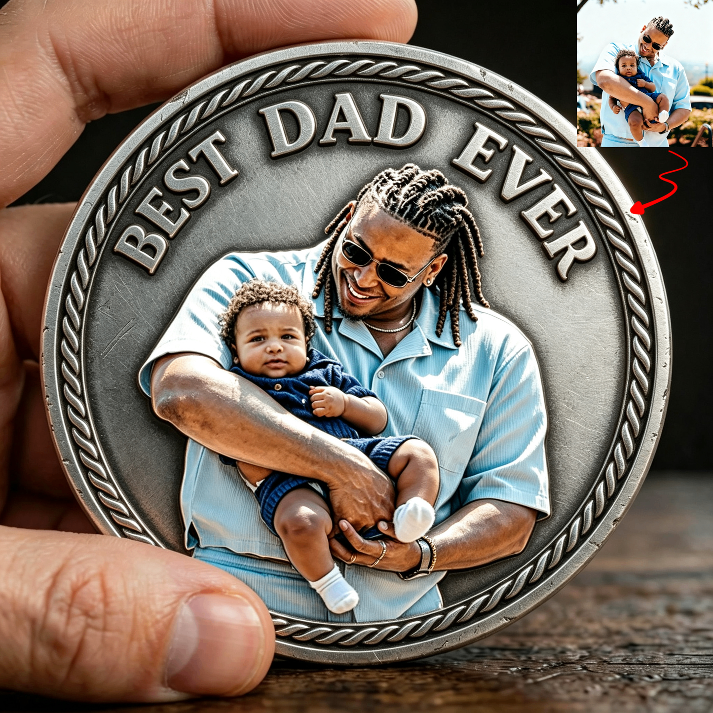 The Legacy Custom 3D Coin