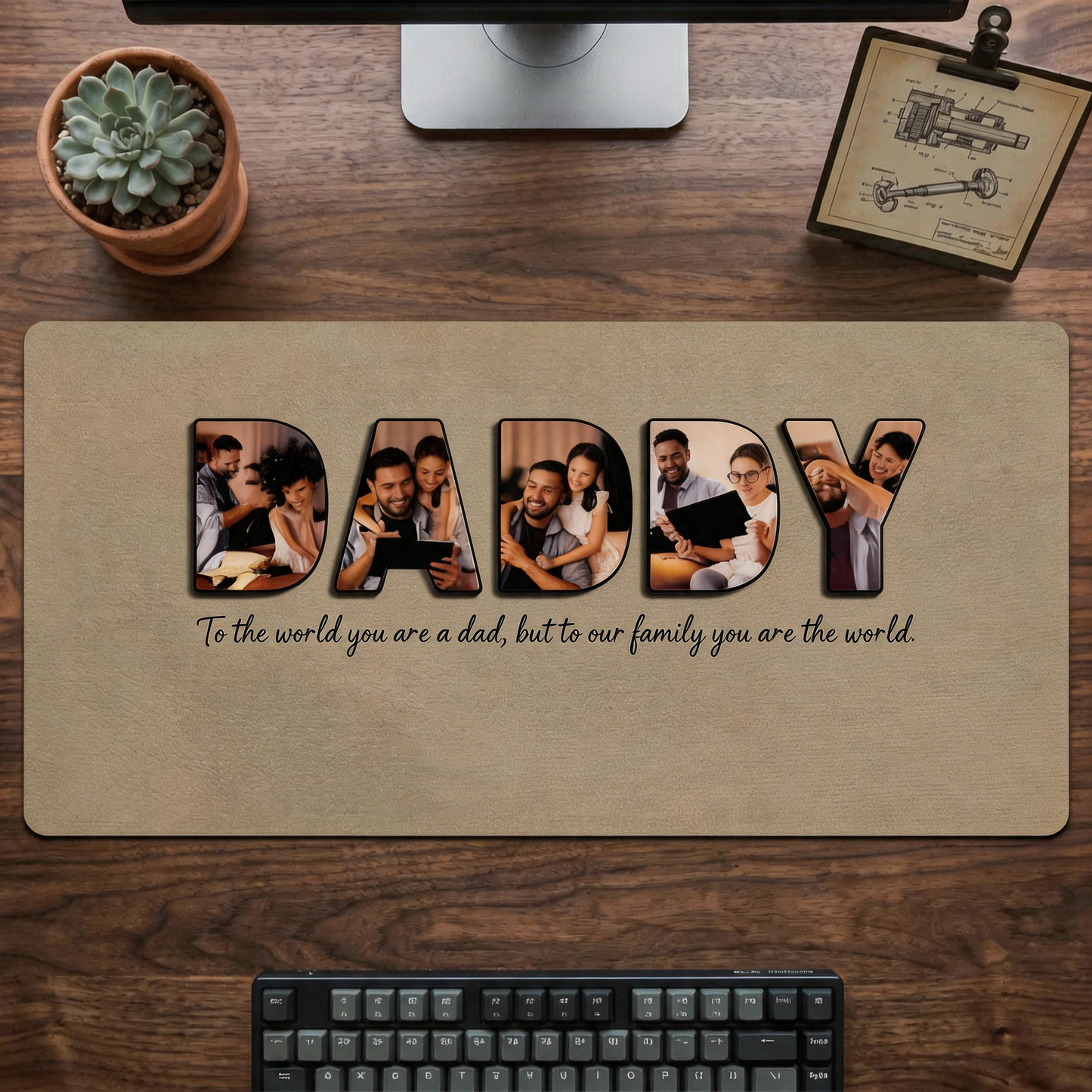 The World to Us Custom Desk Pad