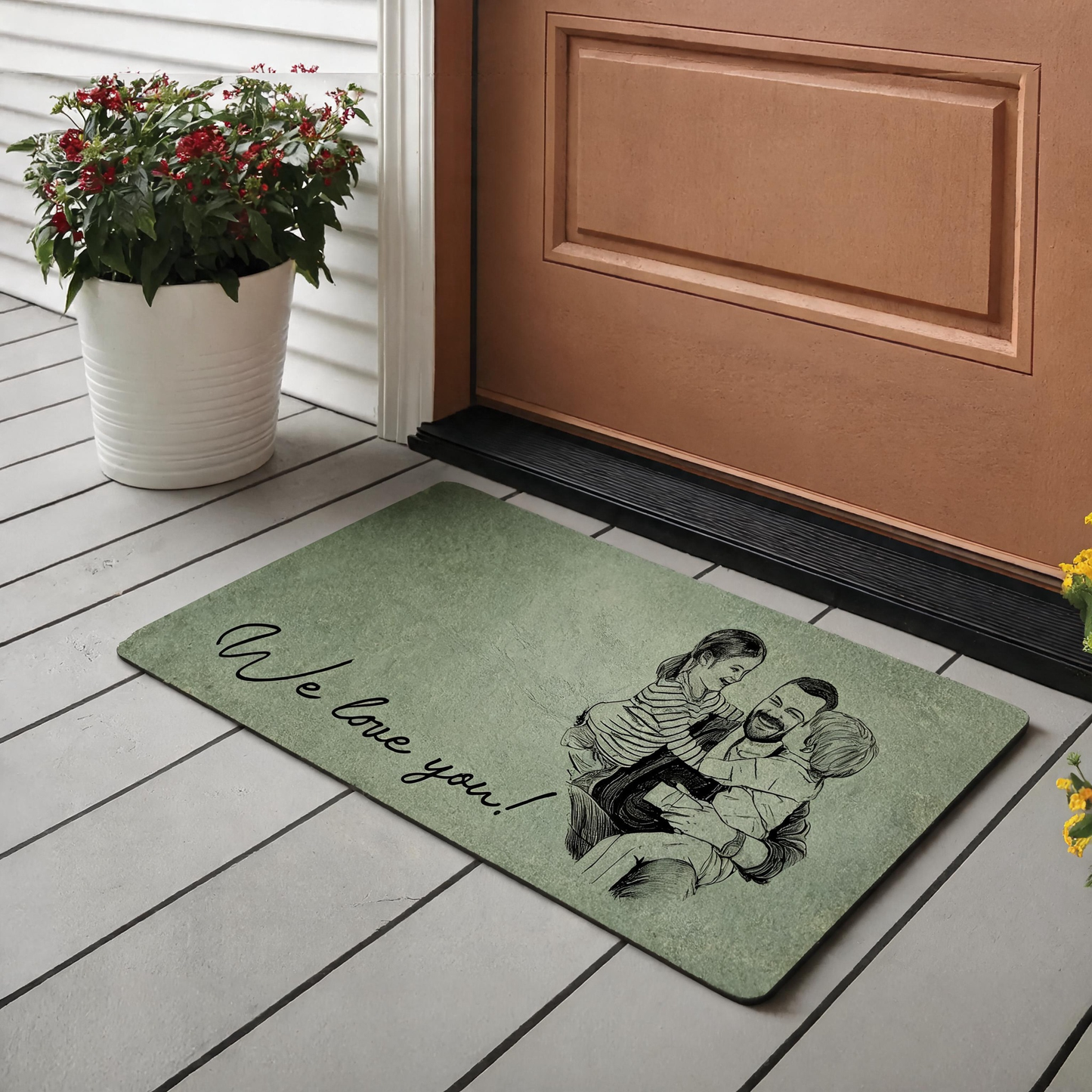 The Heritage Personalized Bath Mat