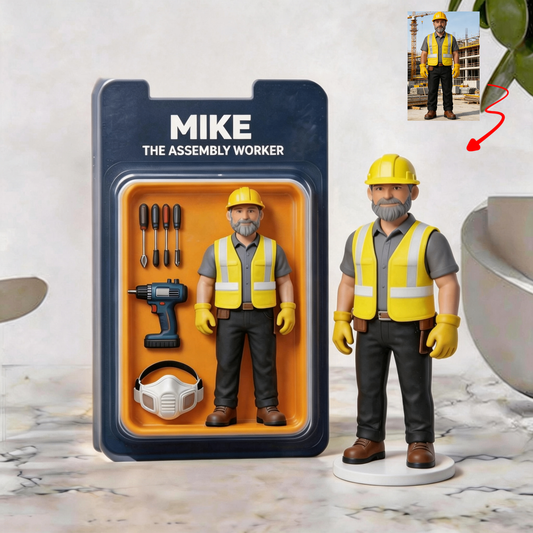 The Collectible Father | 3D Color Printing Job Figure Custom Toy Box