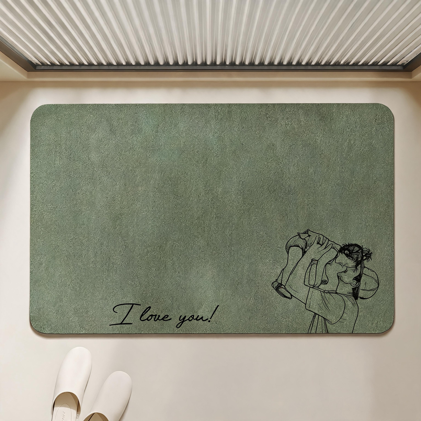 The Heritage Personalized Bath Mat