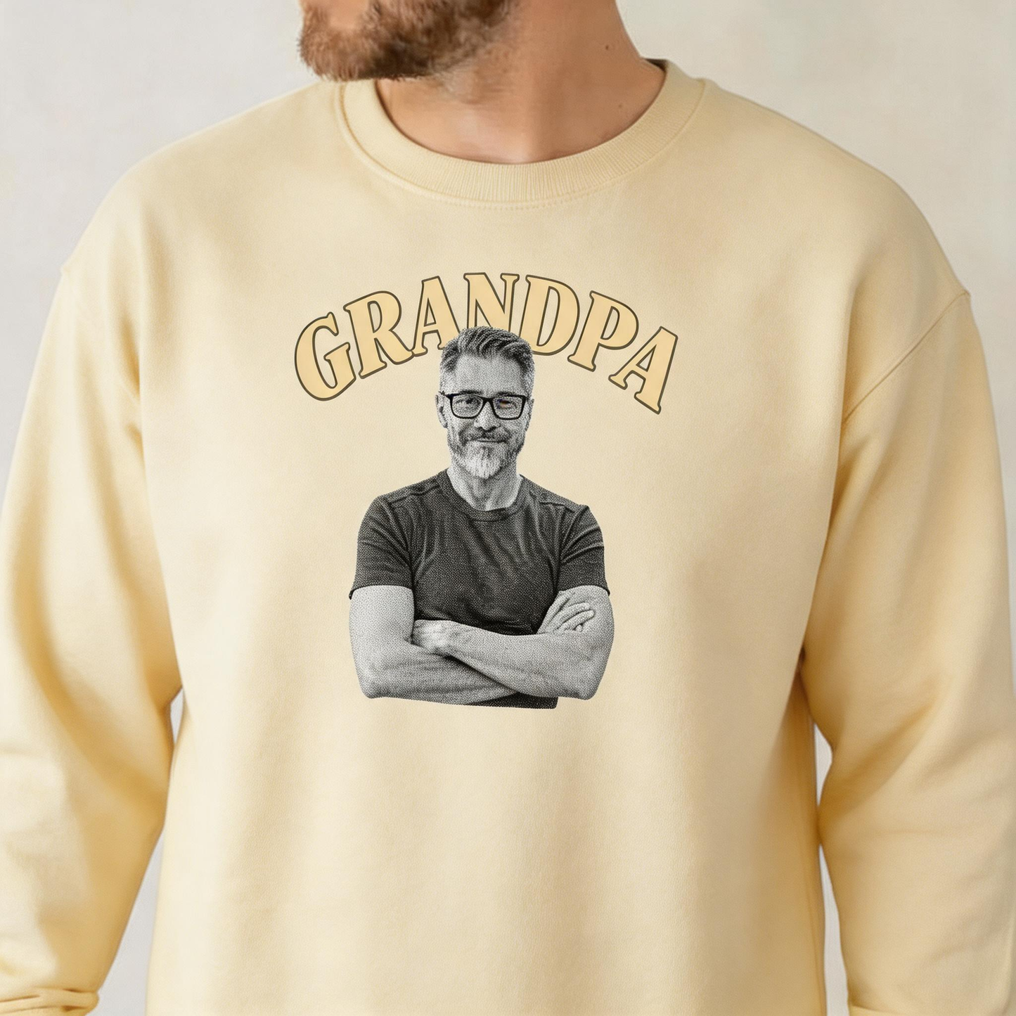 Custom Dad Photo Direct to Film Clothing Father's Day Gift