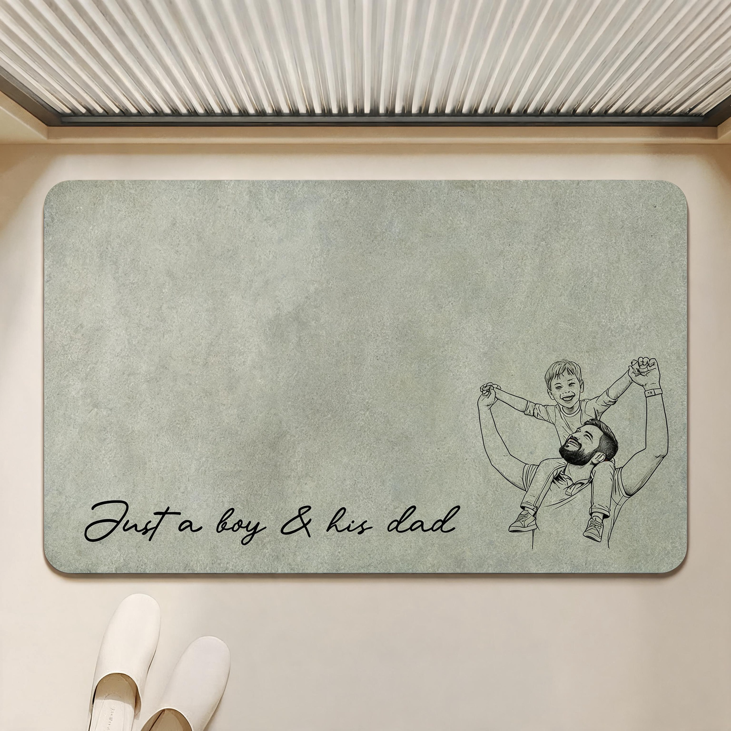 The Heritage Personalized Bath Mat