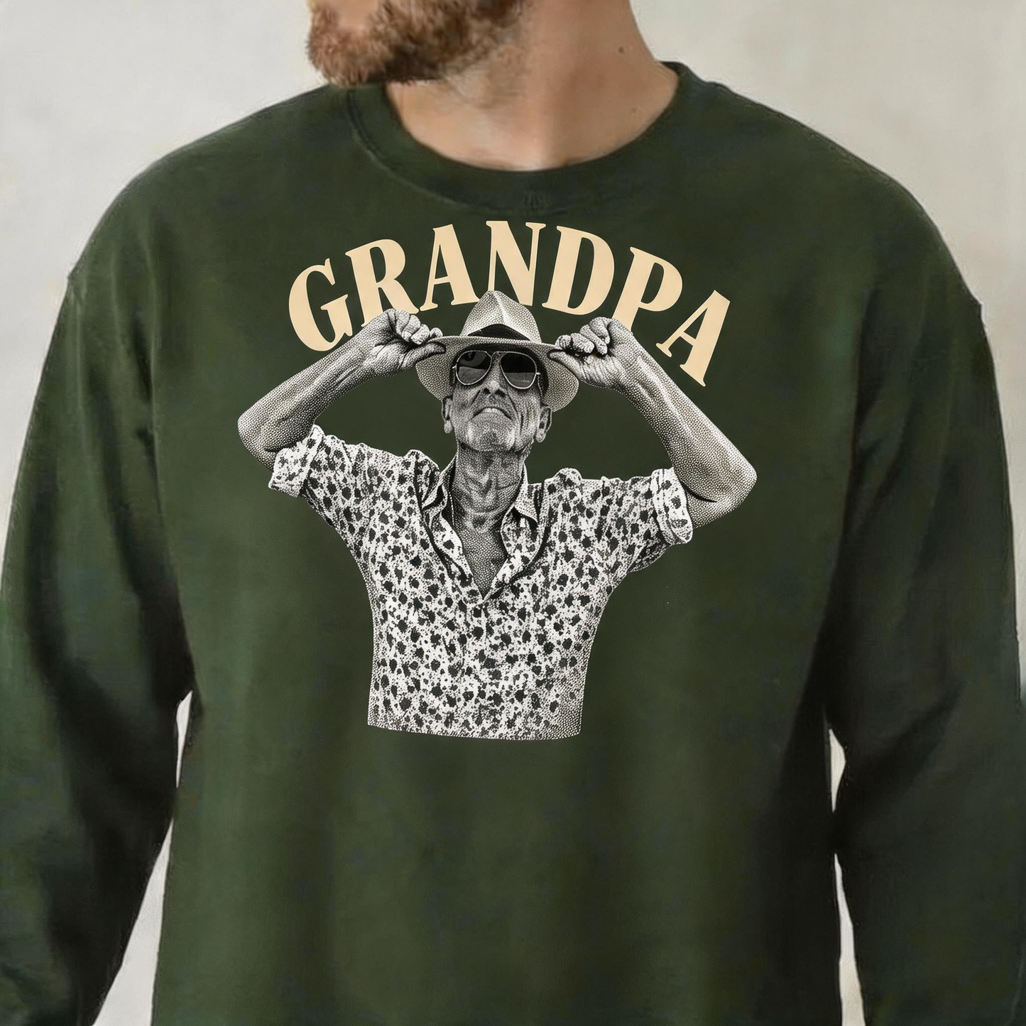 Custom Dad Photo Direct to Film Clothing Father's Day Gift