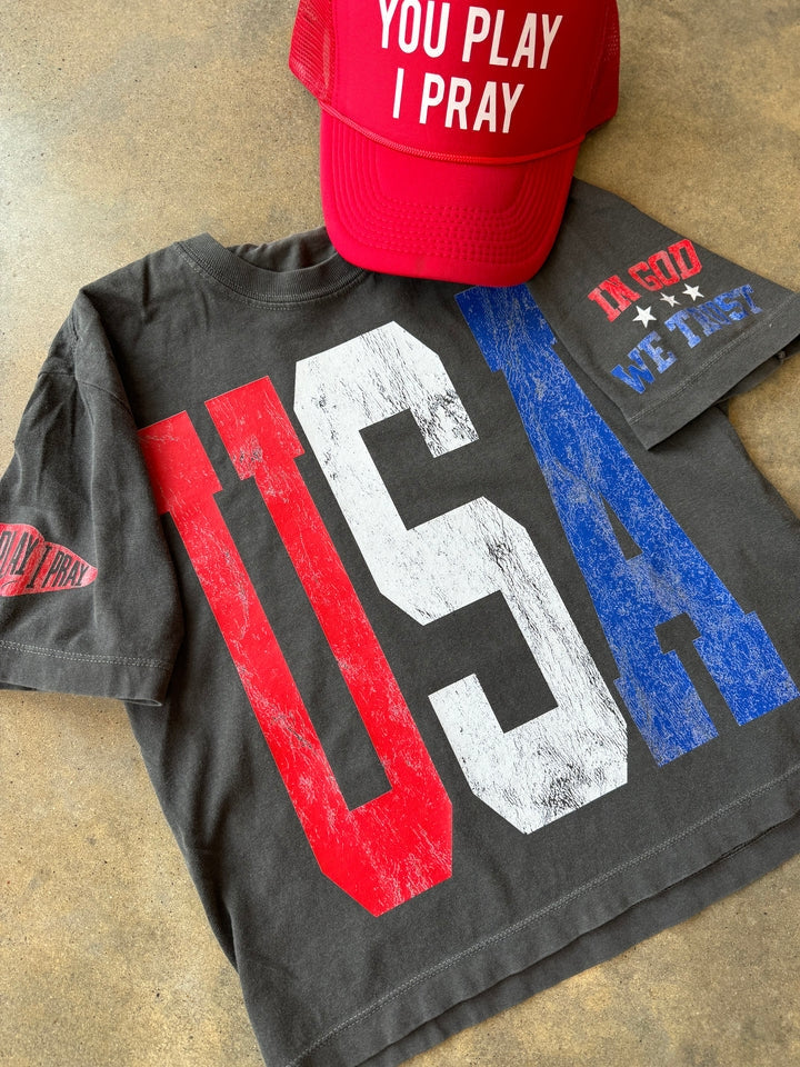 Custom #1 Fan Tee🏆Game Day Gifts Custom Initial Shirt with Number & Sleeve Print