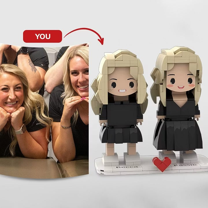 The "Build Our Memories" Custom Photo Brick Set