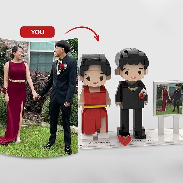 The "Build Our Memories" Custom Photo Brick Set