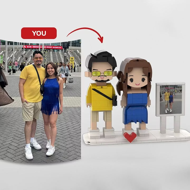The "Build Our Memories" Custom Photo Brick Set