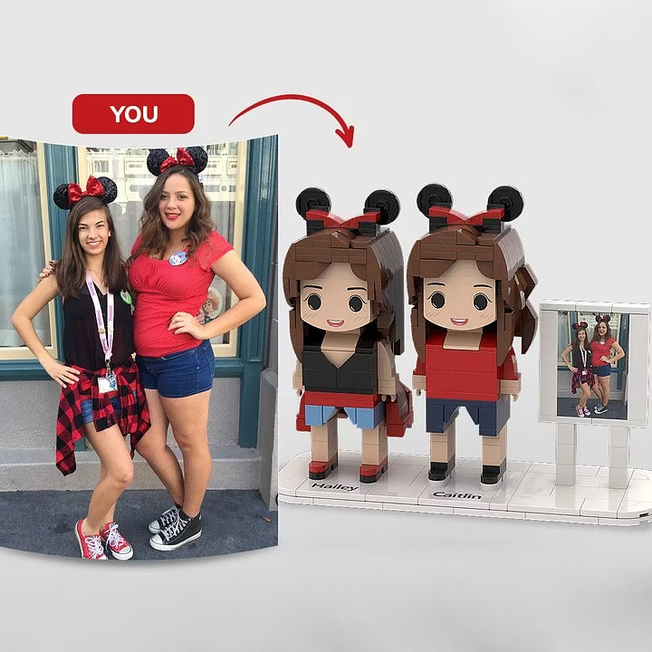 The "Build Our Memories" Custom Photo Brick Set