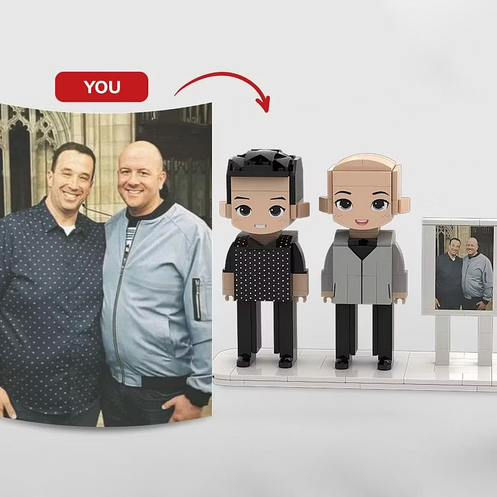 The "Build Our Memories" Custom Photo Brick Set