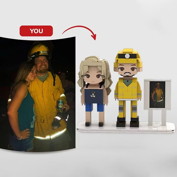 The "Build Our Memories" Custom Photo Brick Set