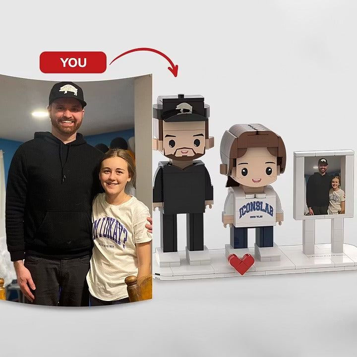 The "Build Our Memories" Custom Photo Brick Set
