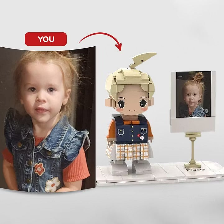 The "Build Our Memories" Custom Photo Brick Set