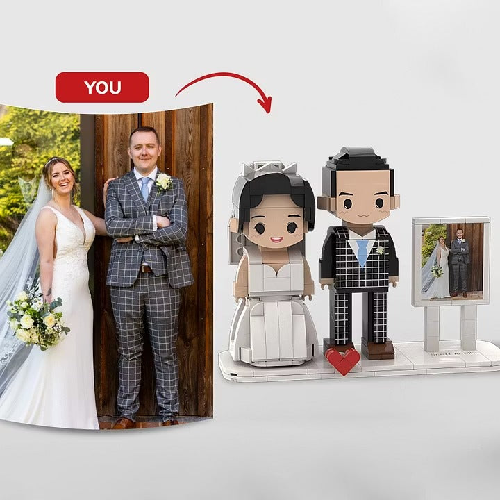 The "Build Our Memories" Custom Photo Brick Set