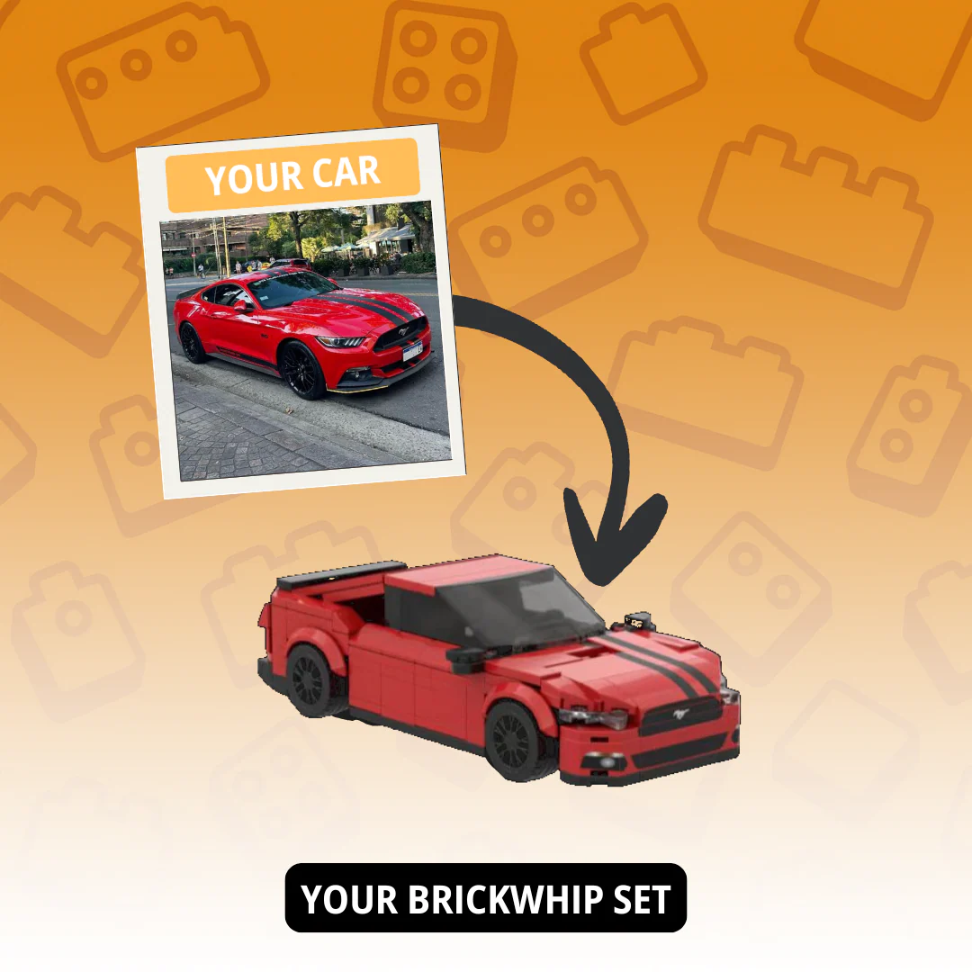 Personalized Custom Car And Figure Brick Model From Photo Perfect Gift For Dad