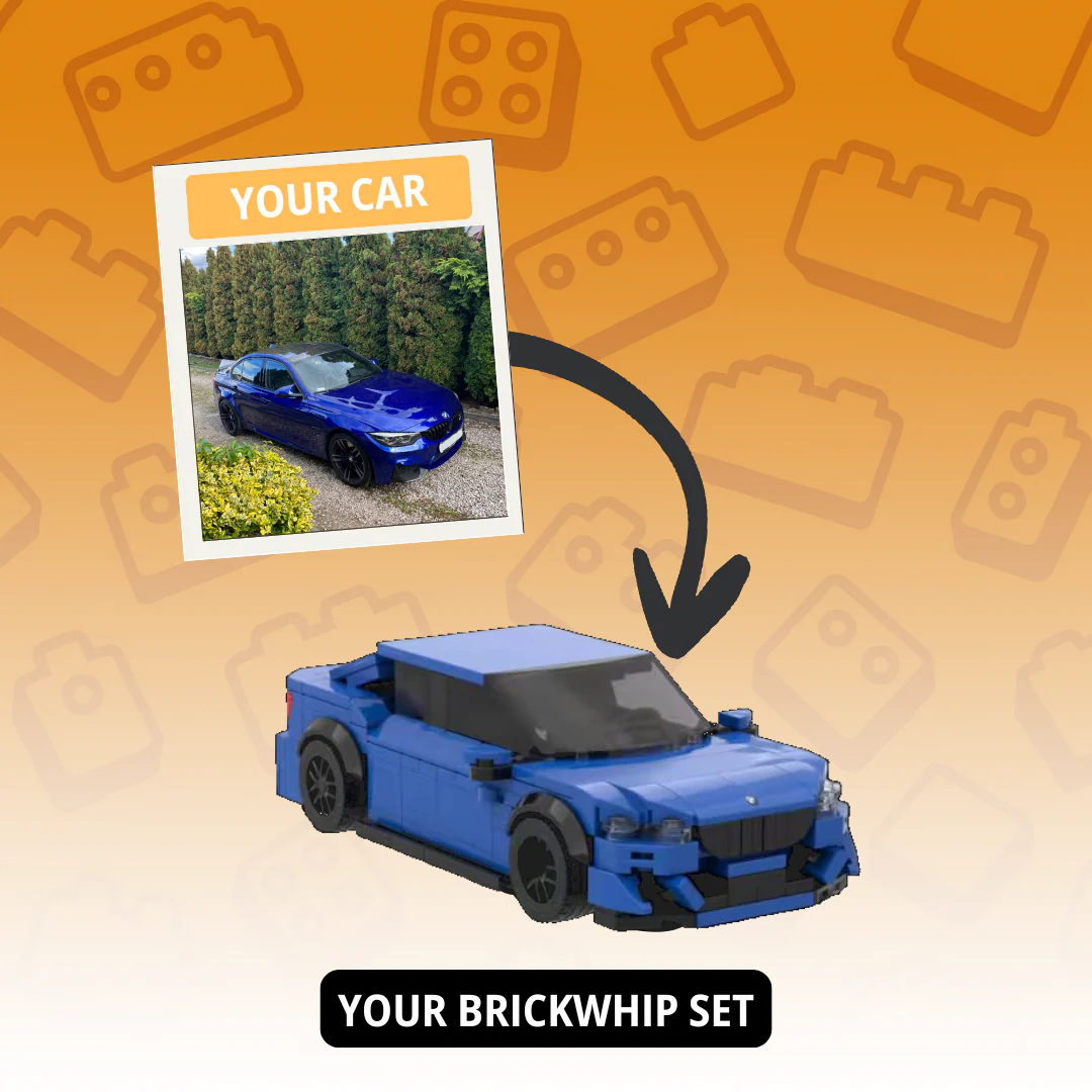 Personalized Custom Car And Figure Brick Model From Photo Perfect Gift For Dad