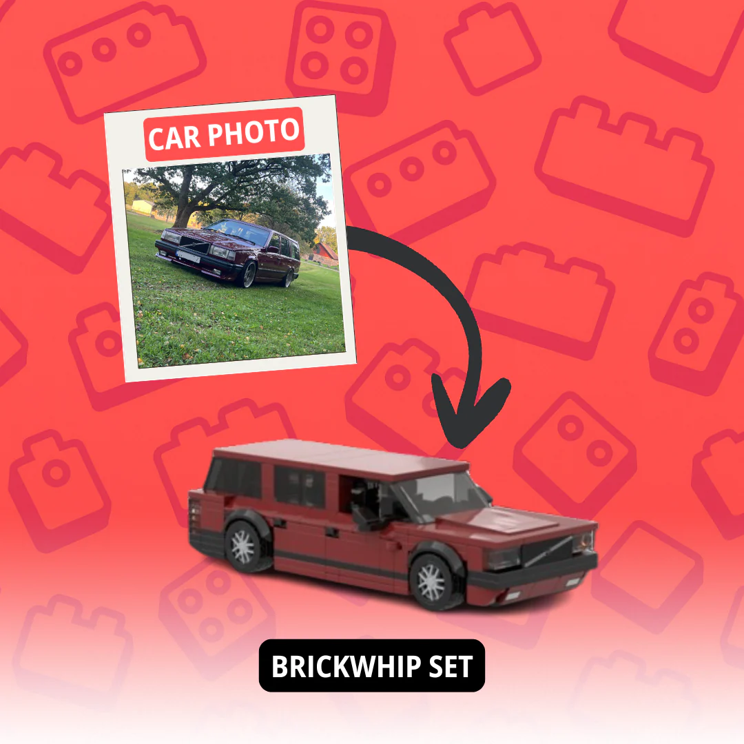 Personalized Custom Car And Figure Brick Model From Photo Perfect Gift For Dad