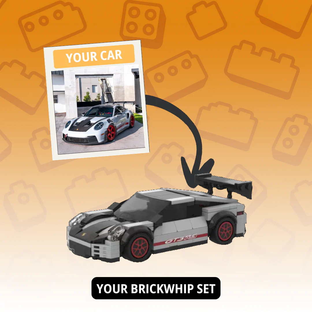 Personalized Custom Car And Figure Brick Model From Photo Perfect Gift For Dad