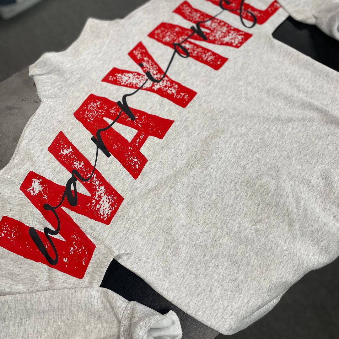 Custom Back Print Sports Sweatshirt | Personalized Game Day Crewneck