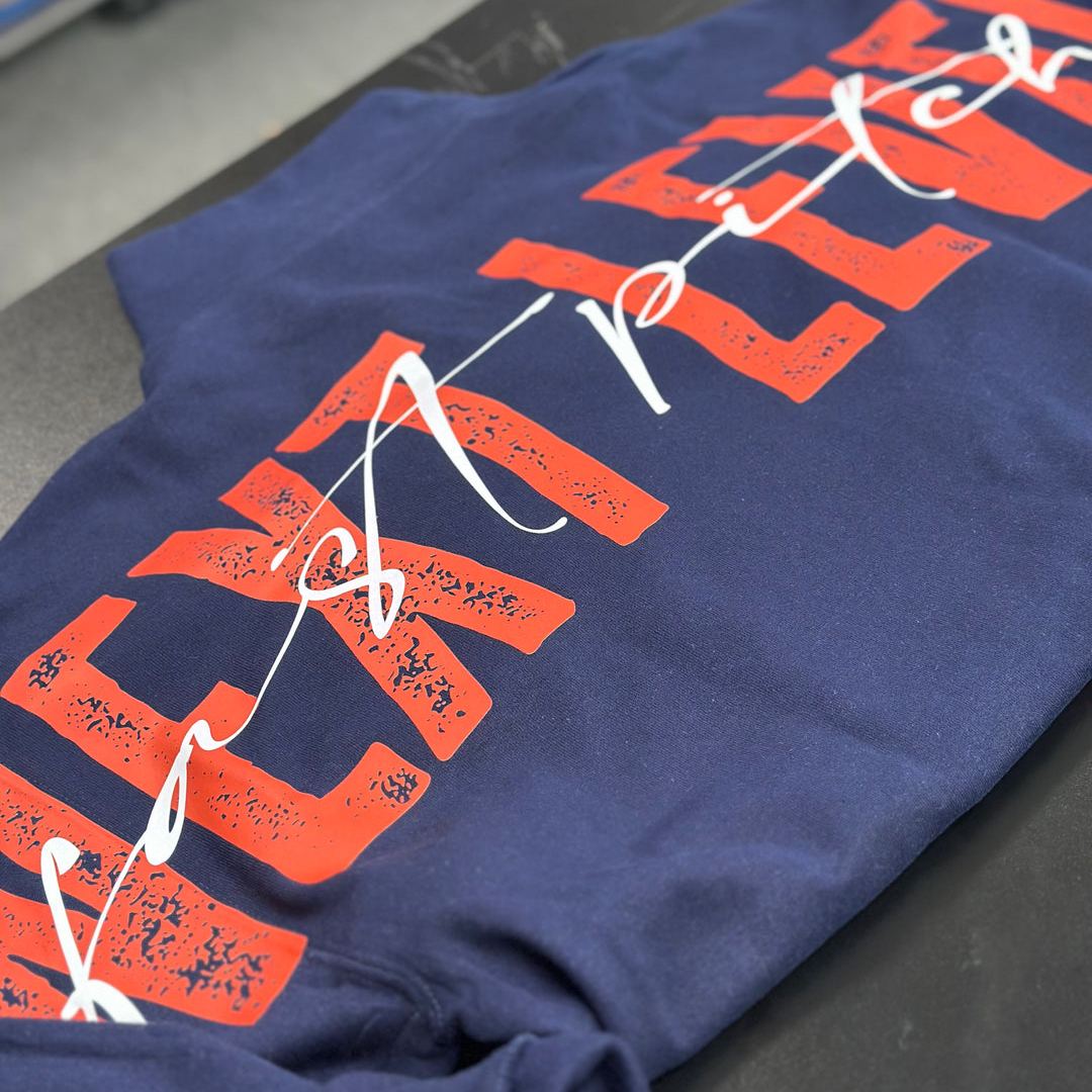 Custom Back Print Sports Sweatshirt | Personalized Game Day Crewneck