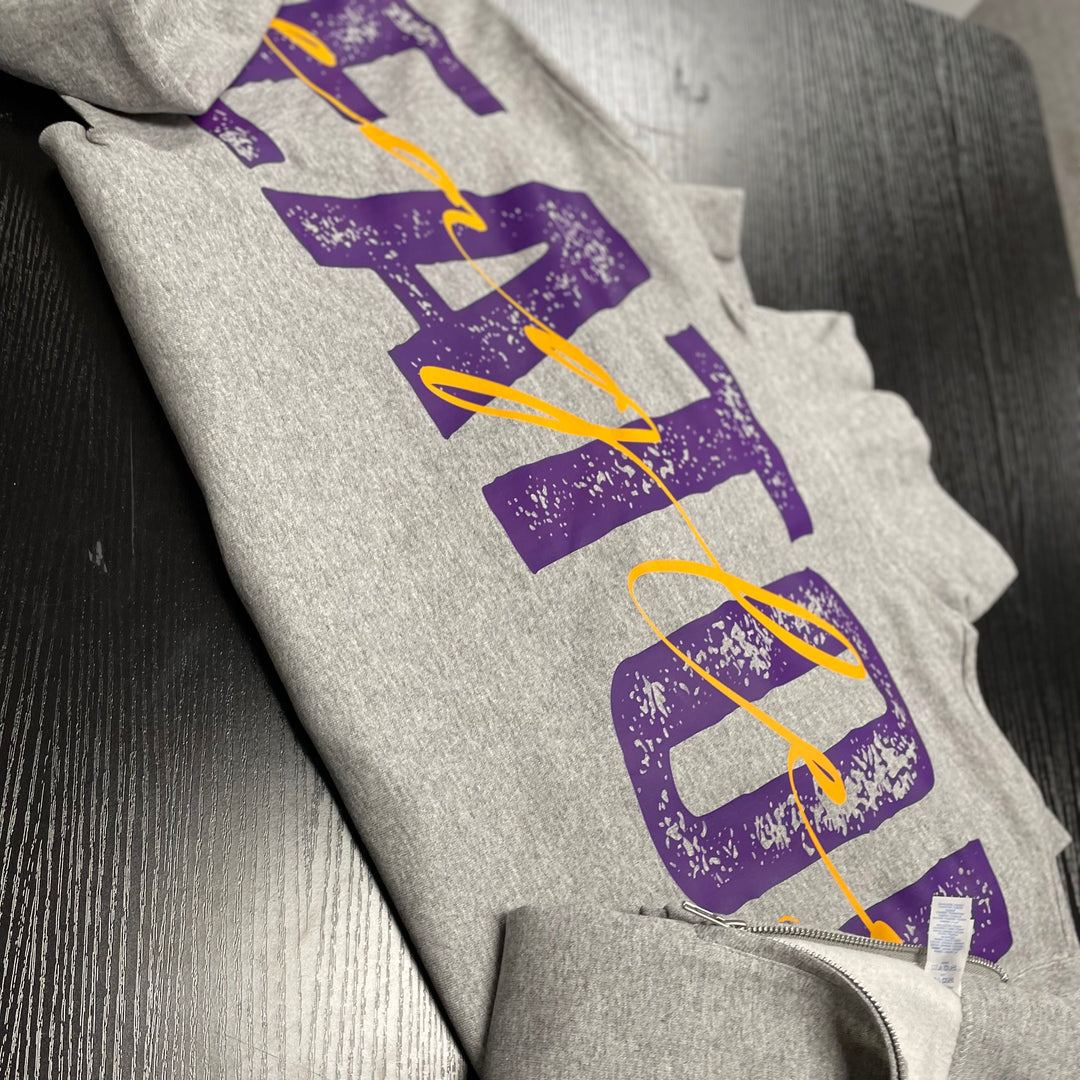Custom Back Print Sports Sweatshirt | Personalized Game Day Crewneck