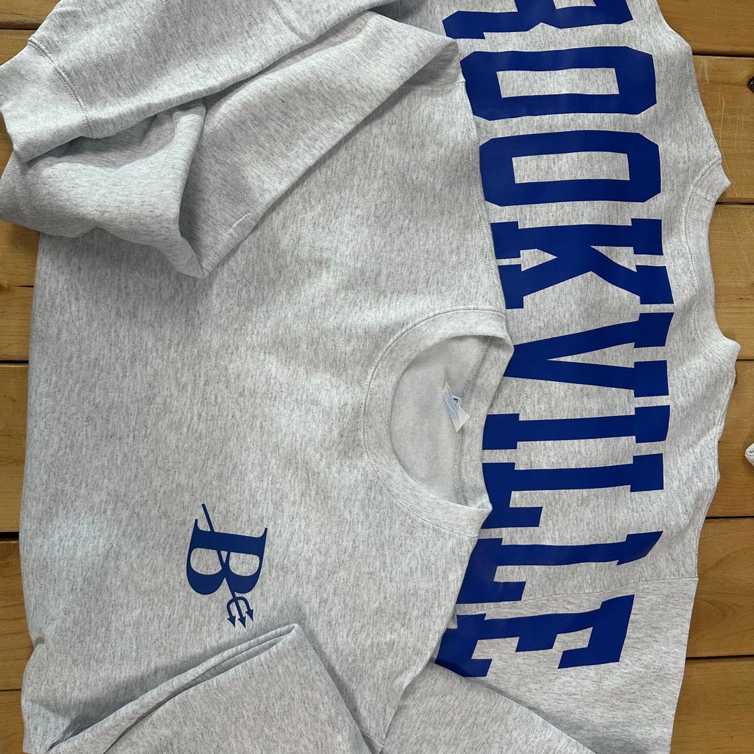 Custom Back Print Sports Sweatshirt | Personalized Game Day Crewneck