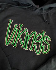 Custom Double Layer 3D Puff Embroidery Sports Crewneck Sweatshirt