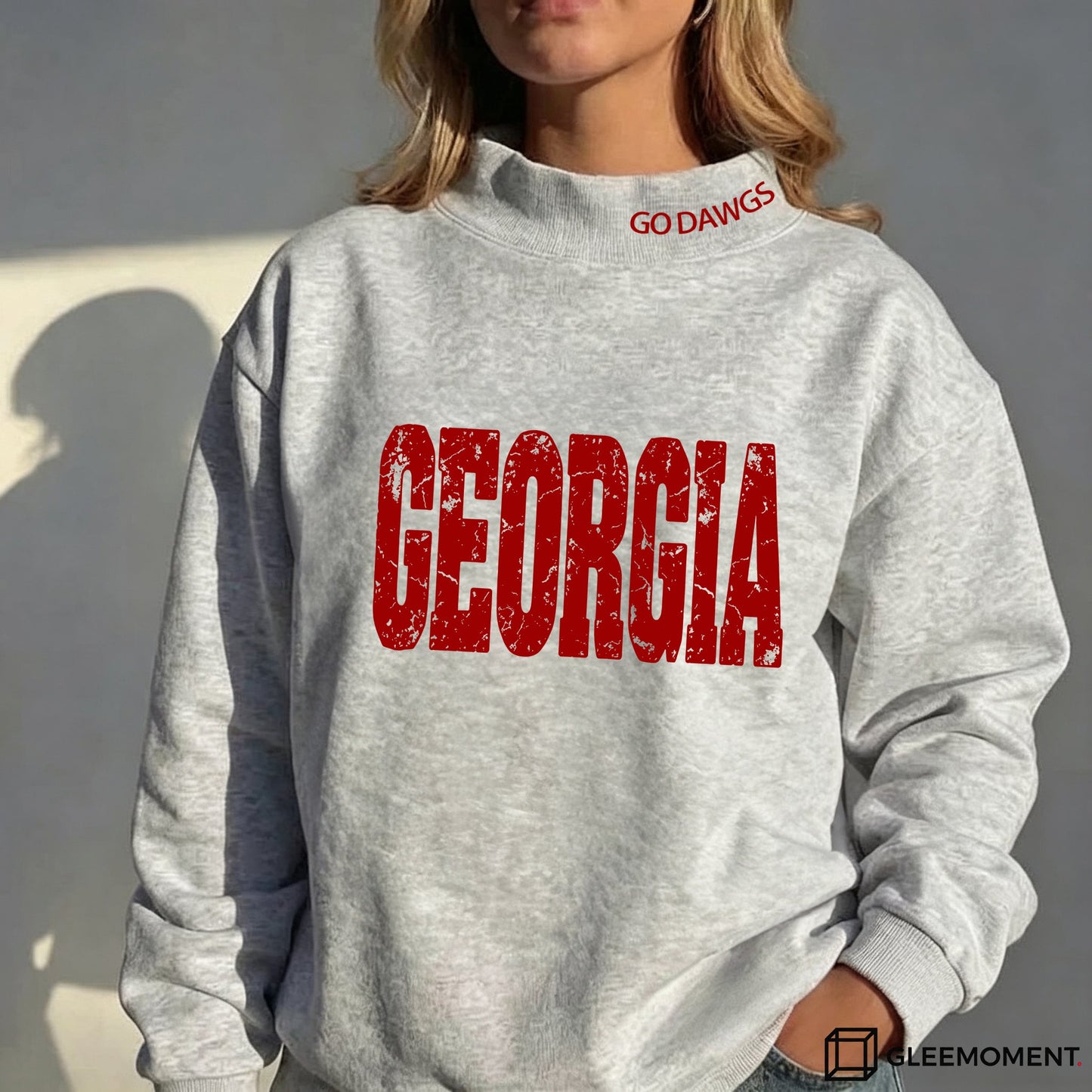 Custom State Pride Mock-Neck Sweatshirt
