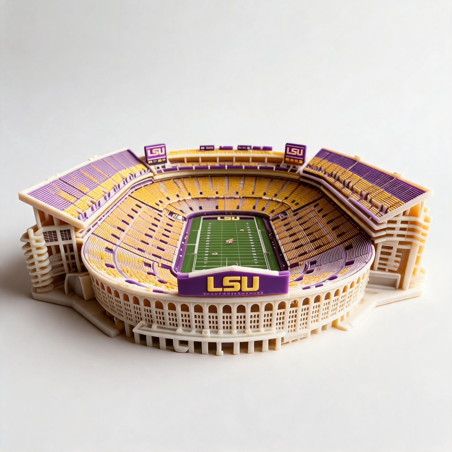 3D Printed Football Stadium Replica Model
