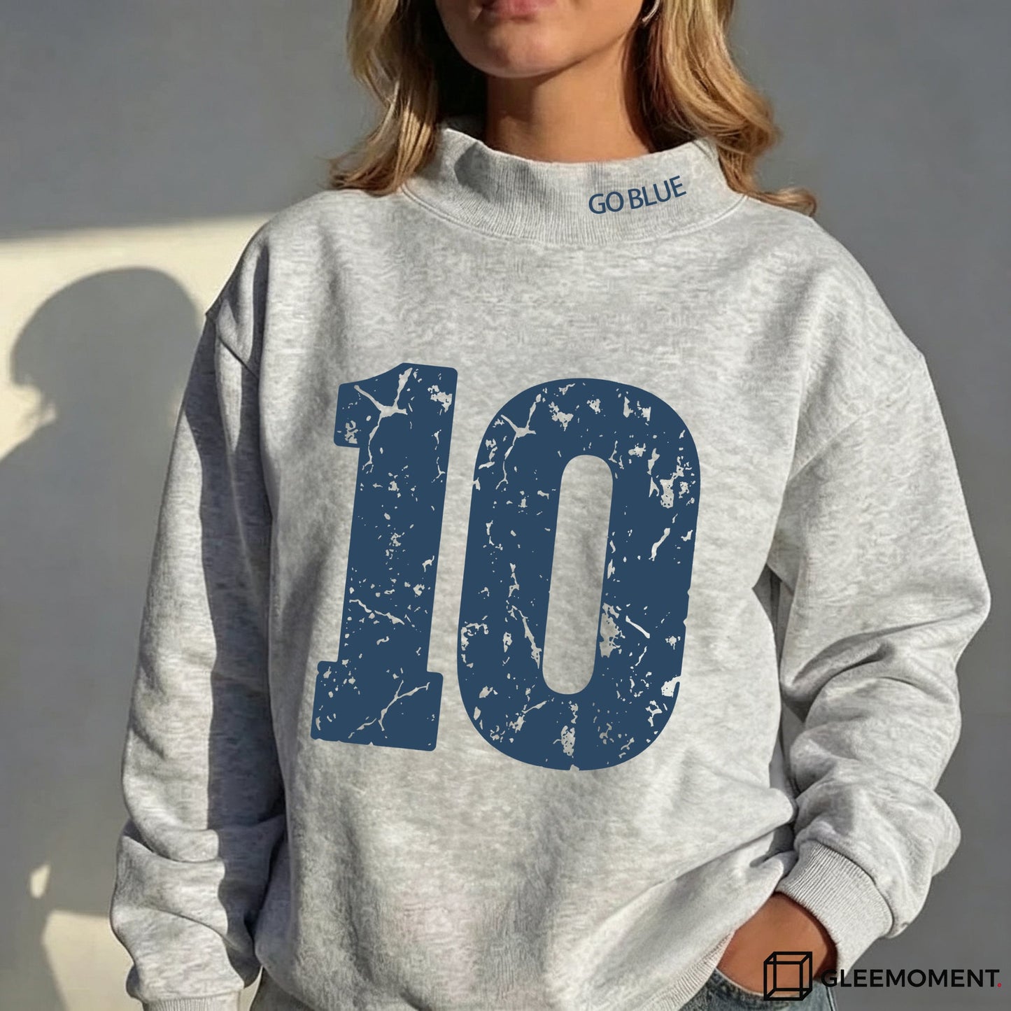 Custom State Pride Mock-Neck Sweatshirt