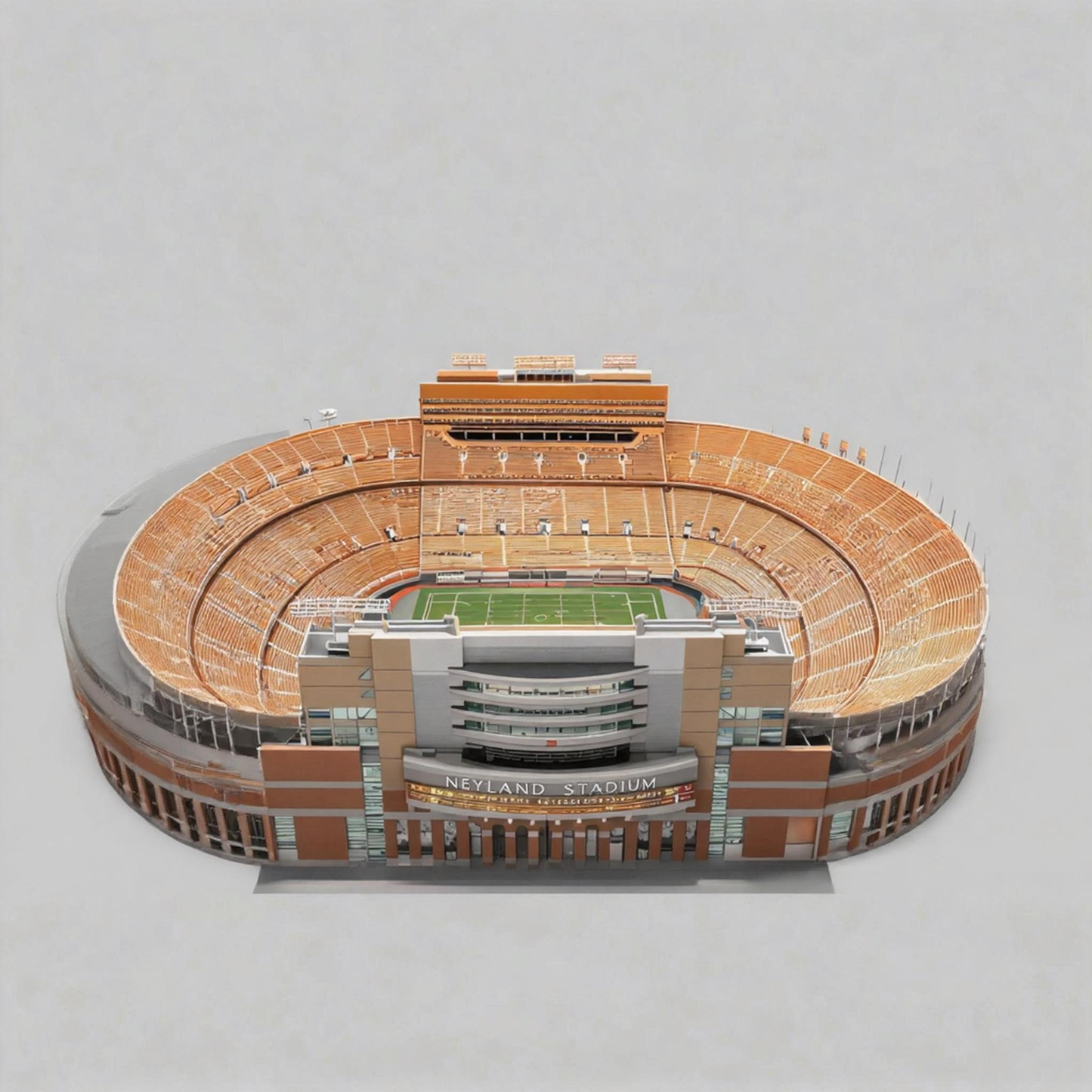 3D Printed Football Stadium Replica Model
