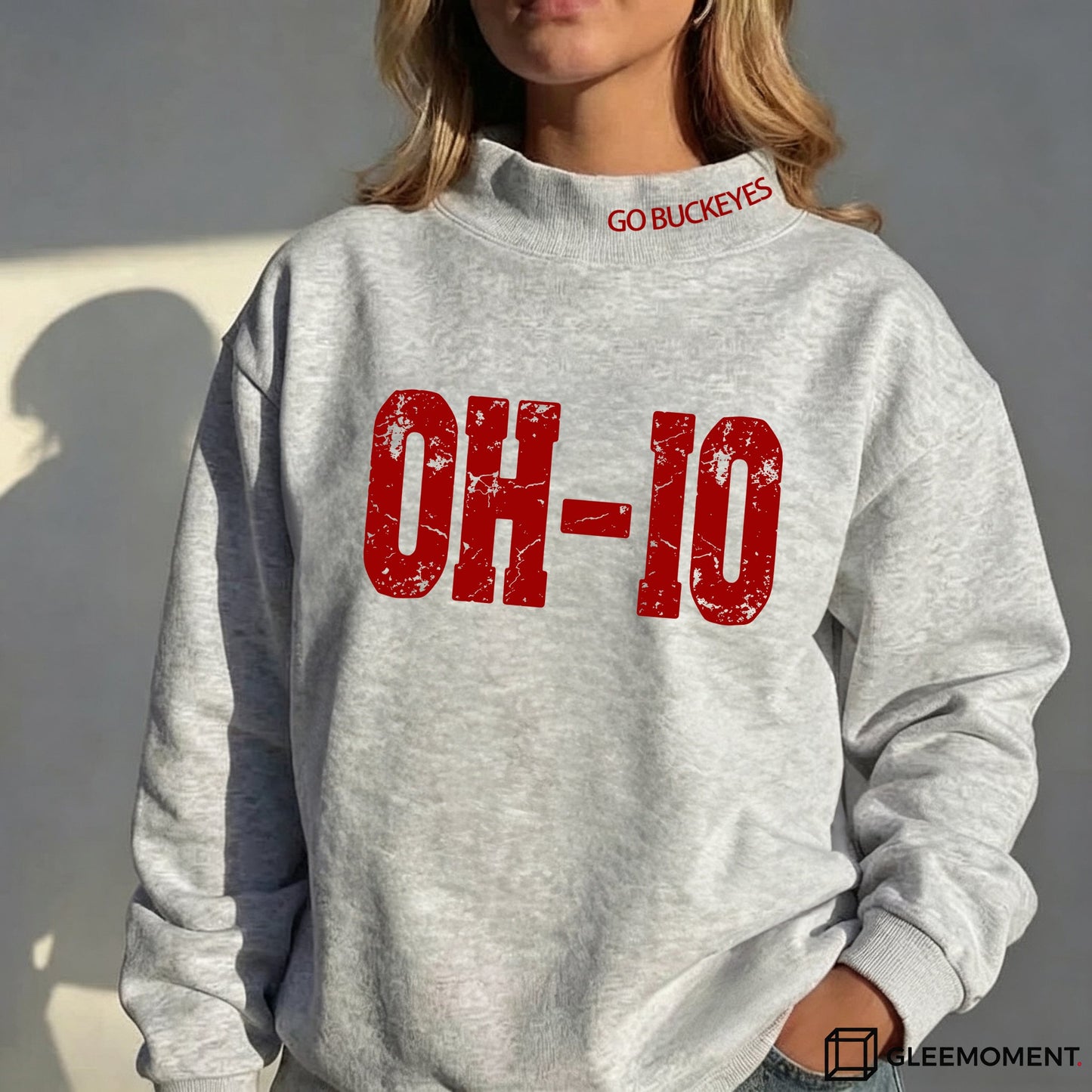 Custom State Pride Mock-Neck Sweatshirt